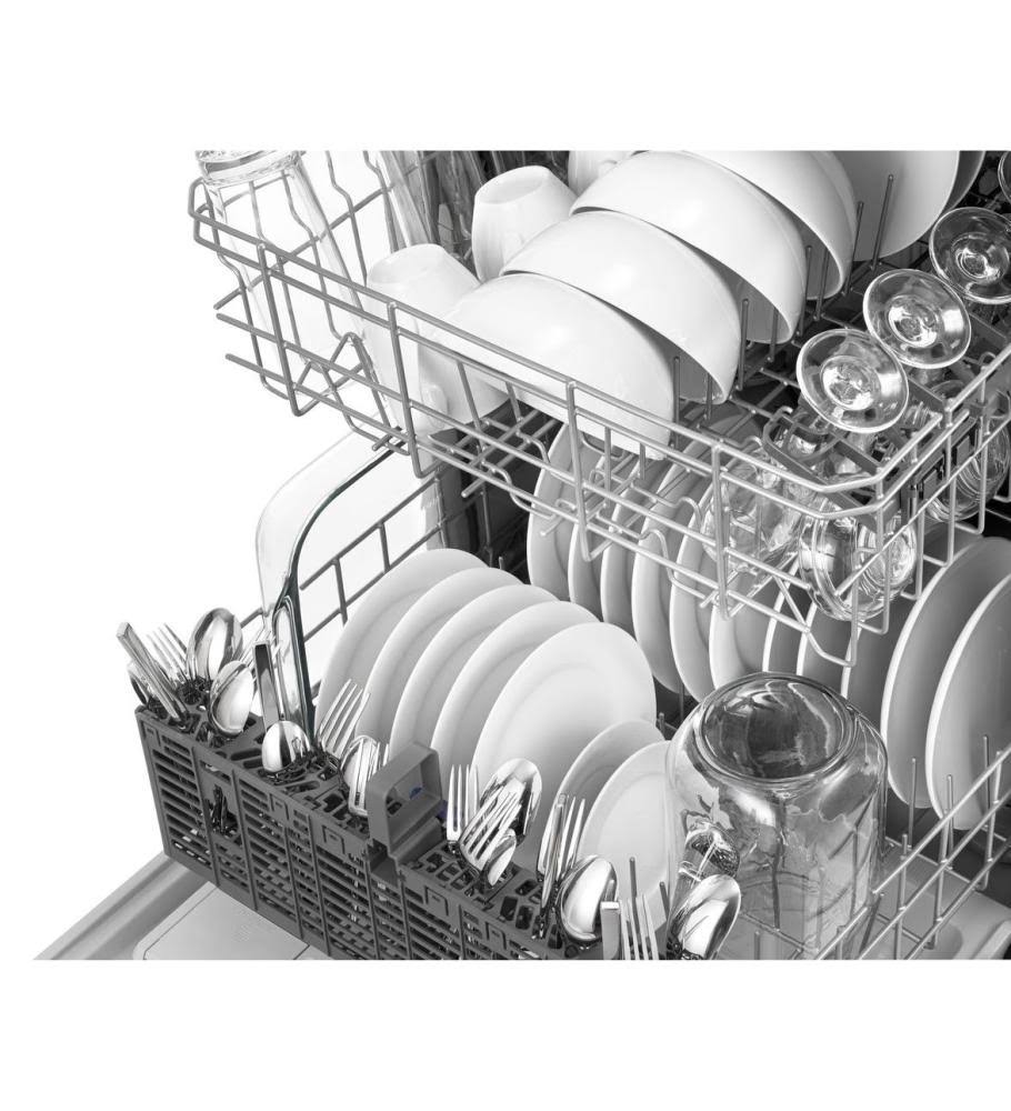 Monochromatic Stainless Steel Built-in Dishwasher O7007