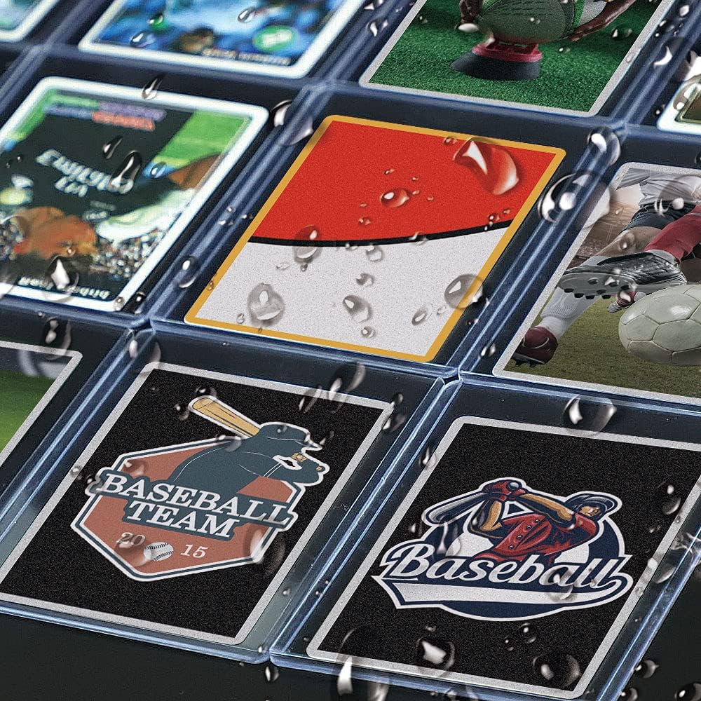 150 Count TopLoaders Card Sleeves and 200 Count Clear Soft Sleeves for Trading Card, Protective Sleeves Holder, Pack of 2 V4051