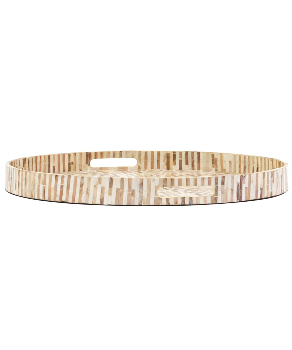 Round Mother of Pearl Tray C695