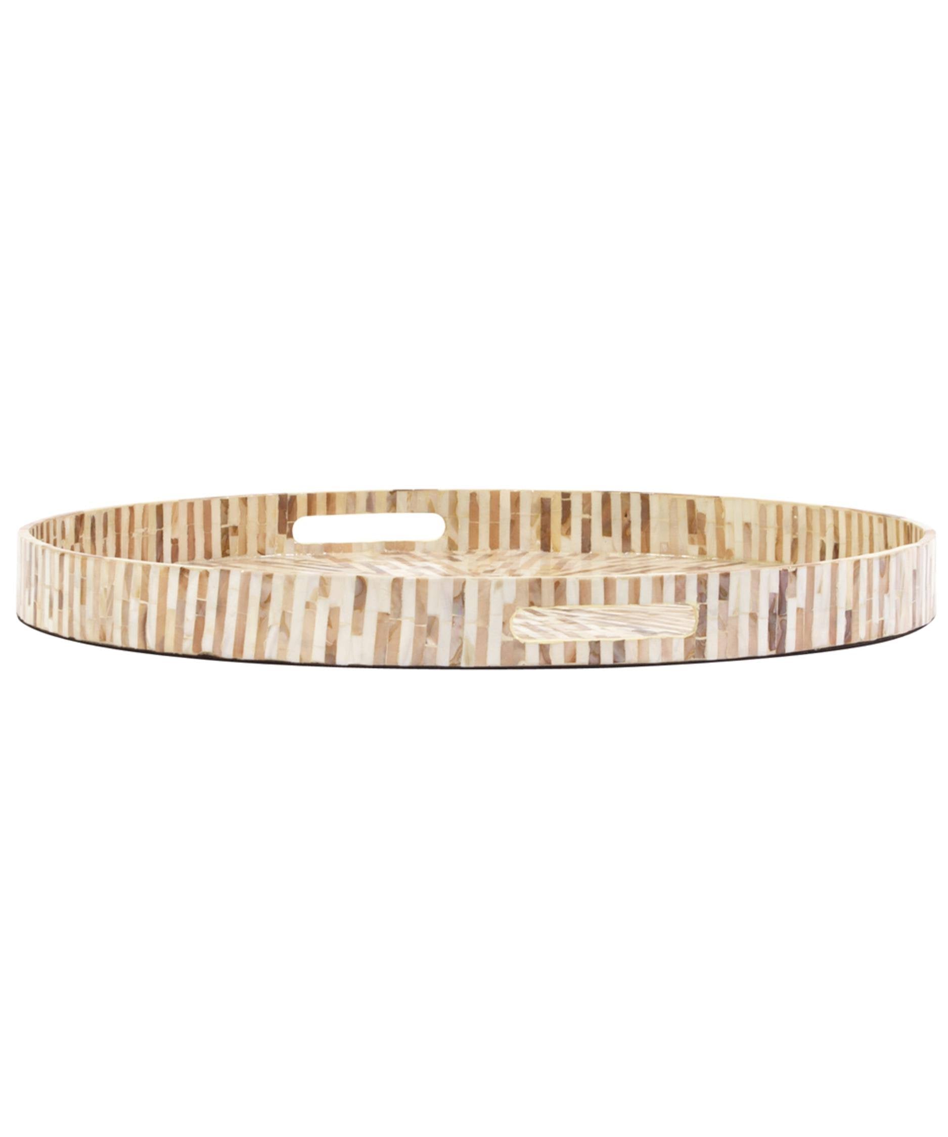 Round Mother of Pearl Tray C695