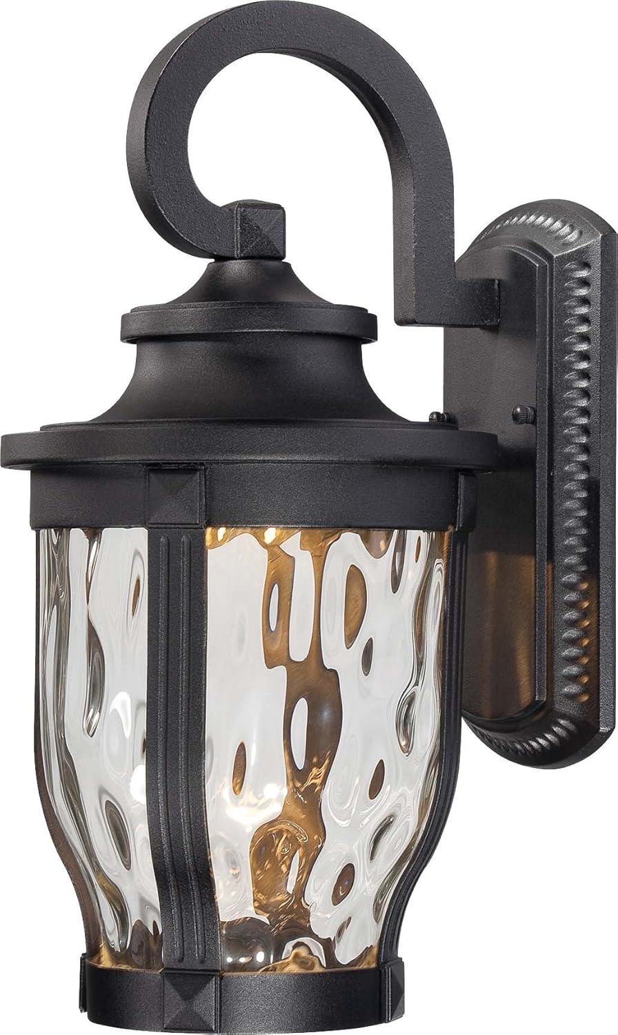Black Cast Aluminum Outdoor LED Wall Lantern A96693