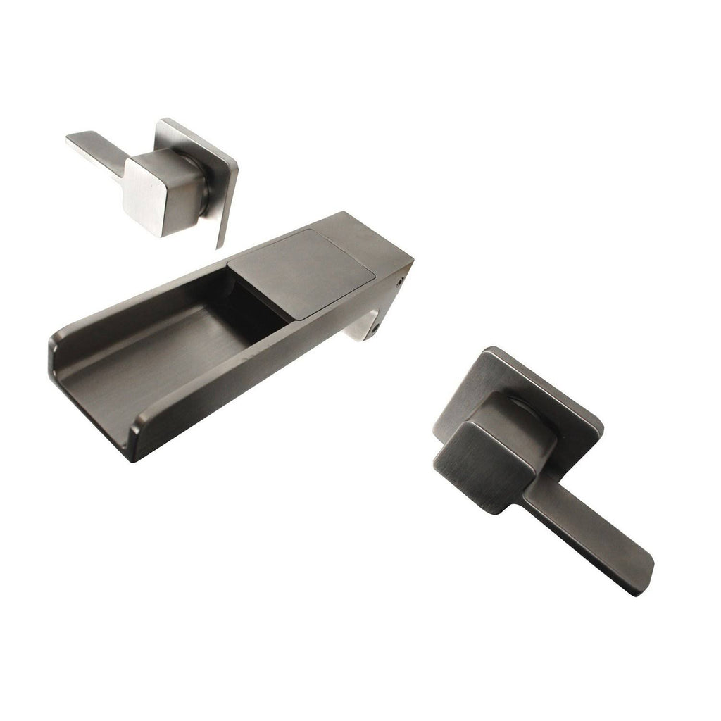 Brushed Nickel Wall Mount Faucet Y3733