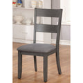 Grey Ladder Back Side Chair (Set of 2) J97593