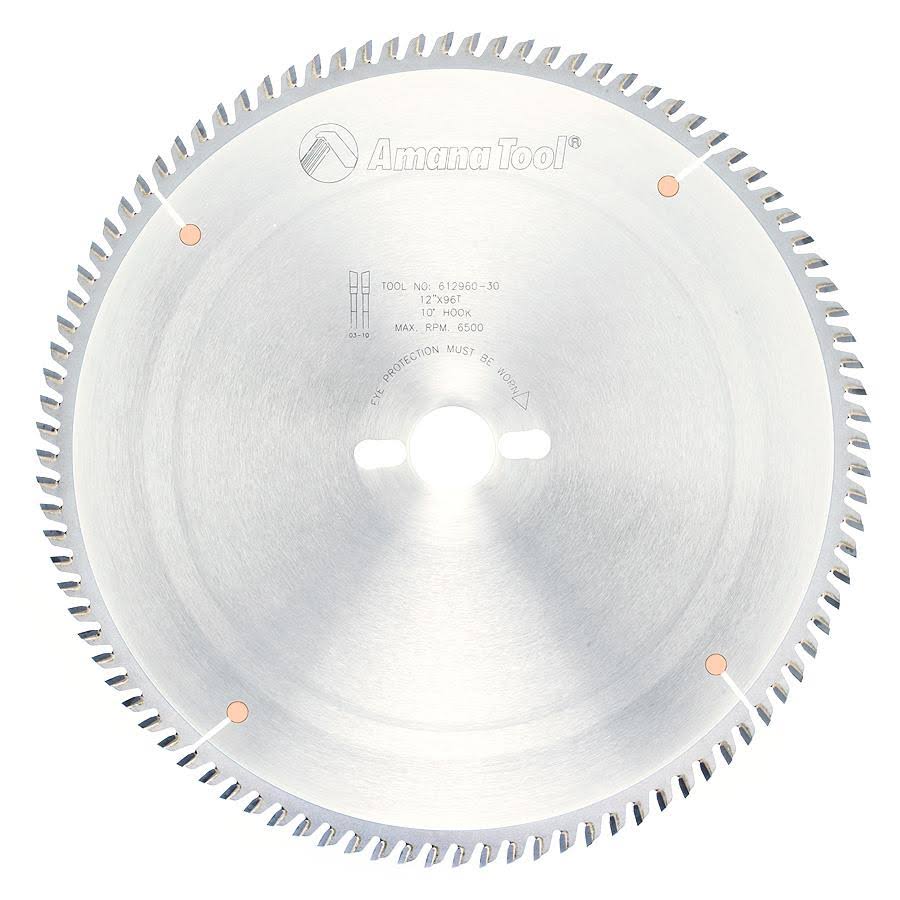 Carbide Tipped Trim 12 inch Dia x 96T ATB 10 Deg 30mm Bore A717610