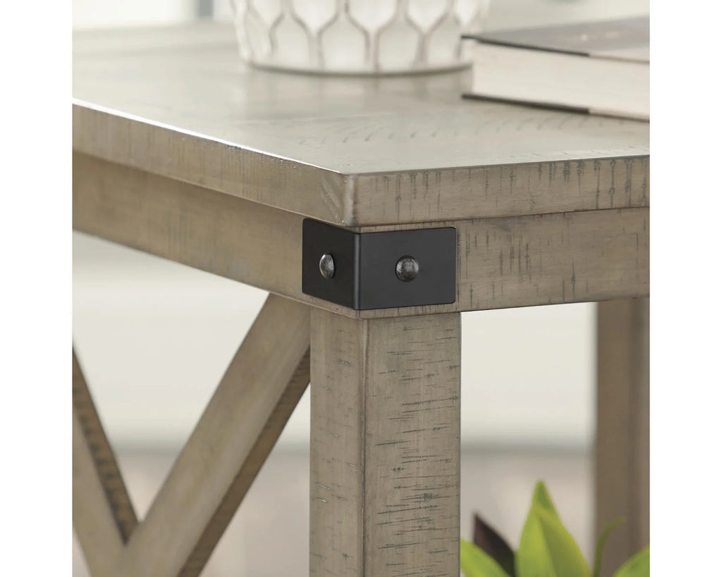 Gray End Table X3217