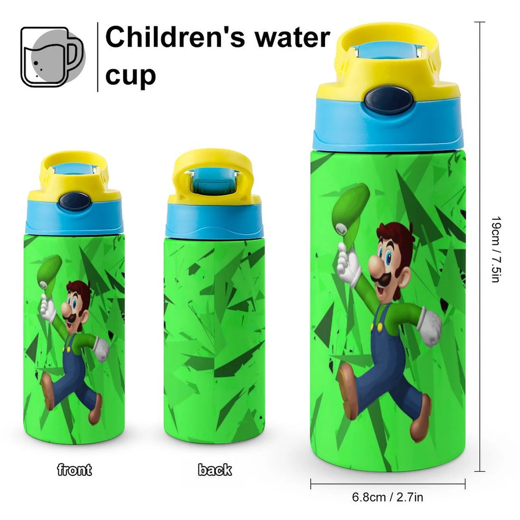 Insulated Stainless Steel Water Bottle with Straw F604143