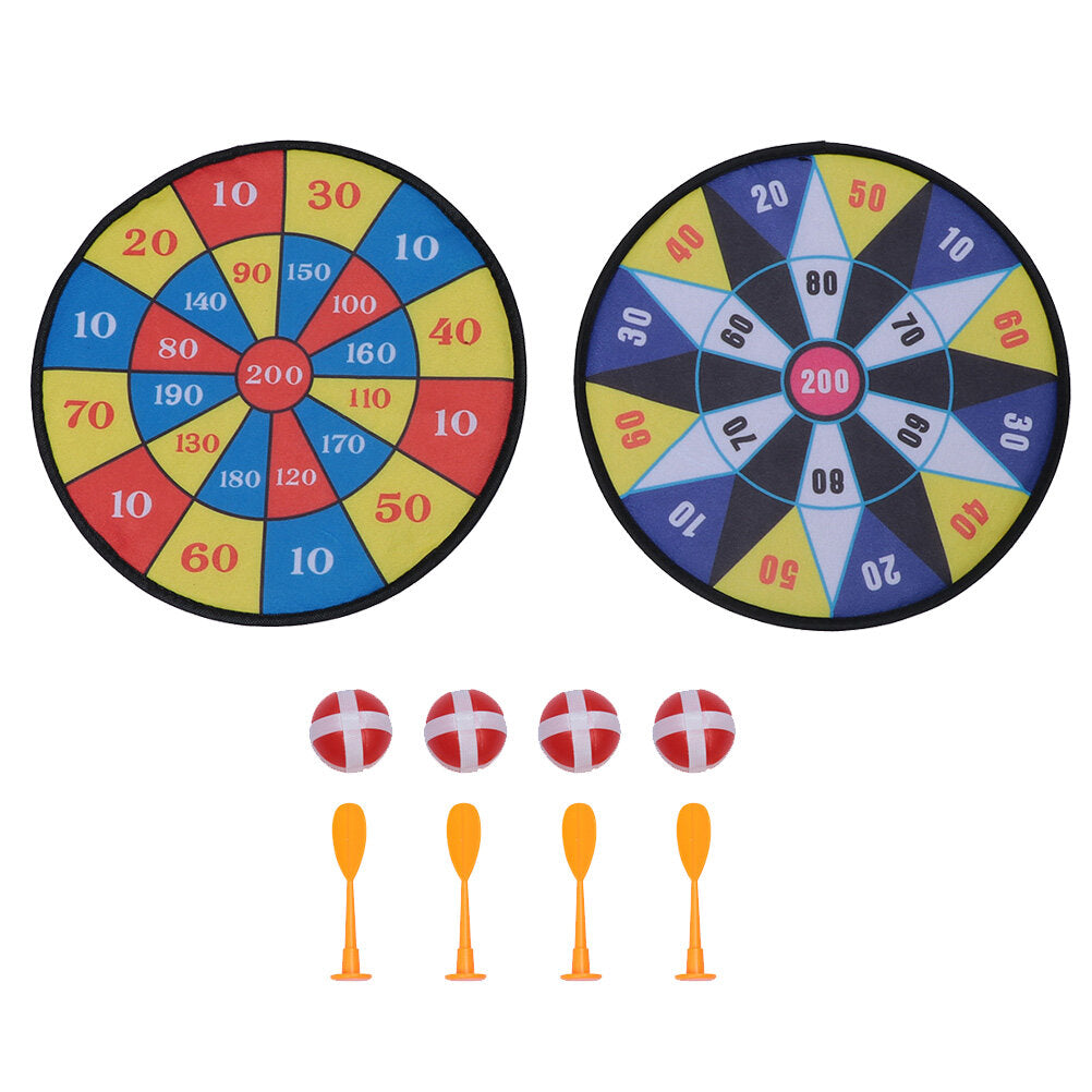 2 Sets Sticky Ball Dart Board Toy L1276