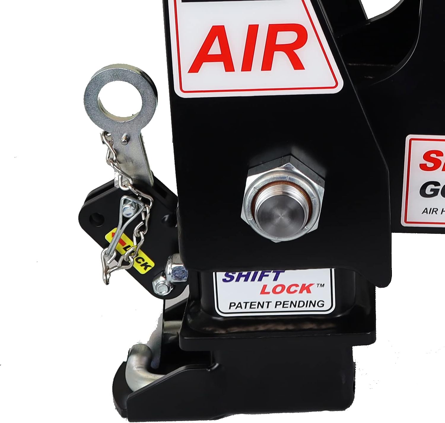 Gooseneck Air Hitch & Coupler, Round 4" Blank No Pin 30K SL J860
