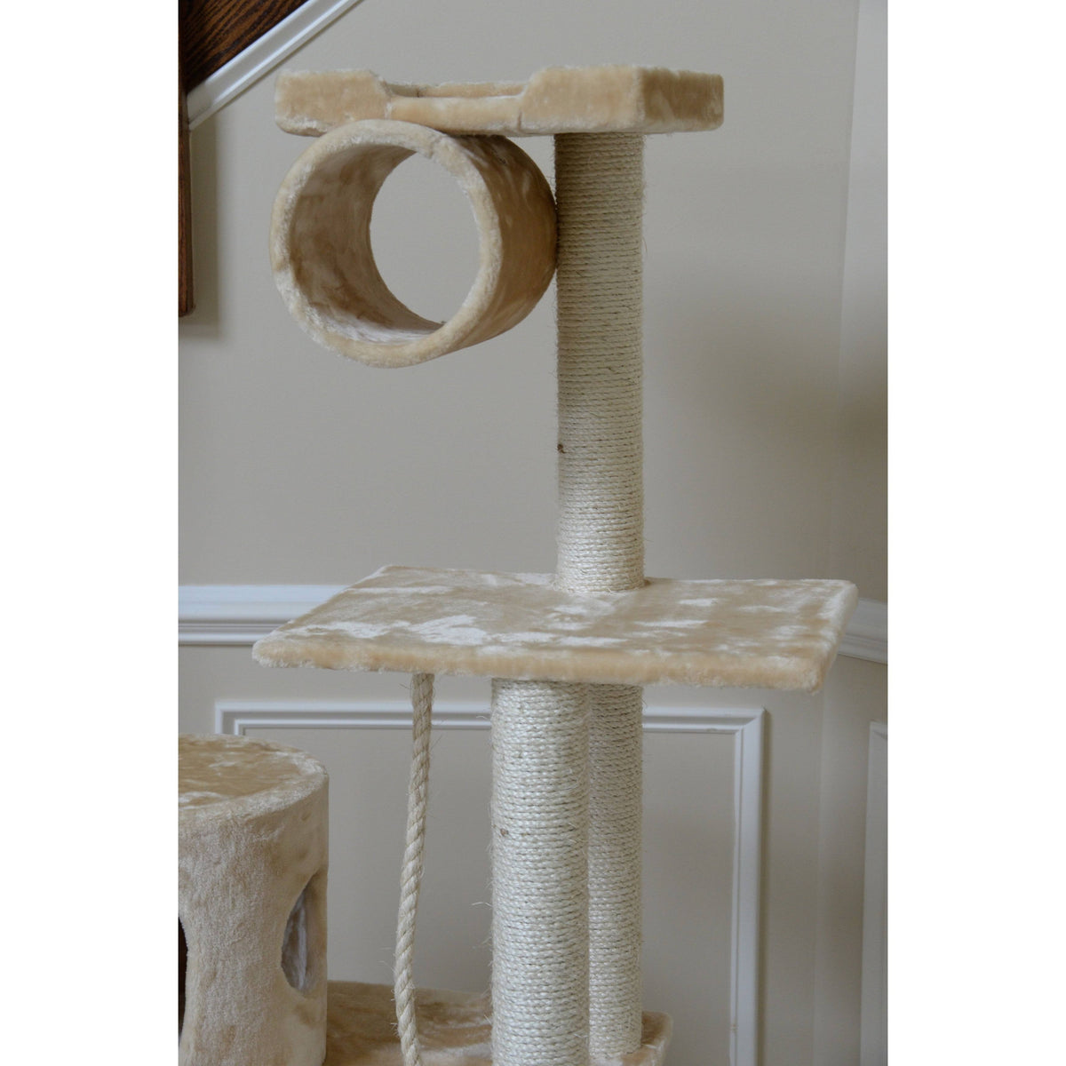 Beige 62 inch Cat Tree K731811