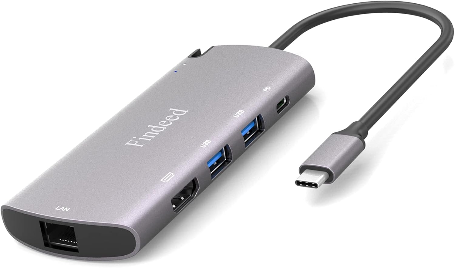10 in 1 USB C Hub Docking Station with 4K HDMI, SD/TF Card Reader, RJ45, 3.5mm Audio Jack C6773
