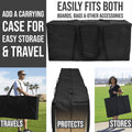Green Checkered Cornhole Set with Carrying Case E527821