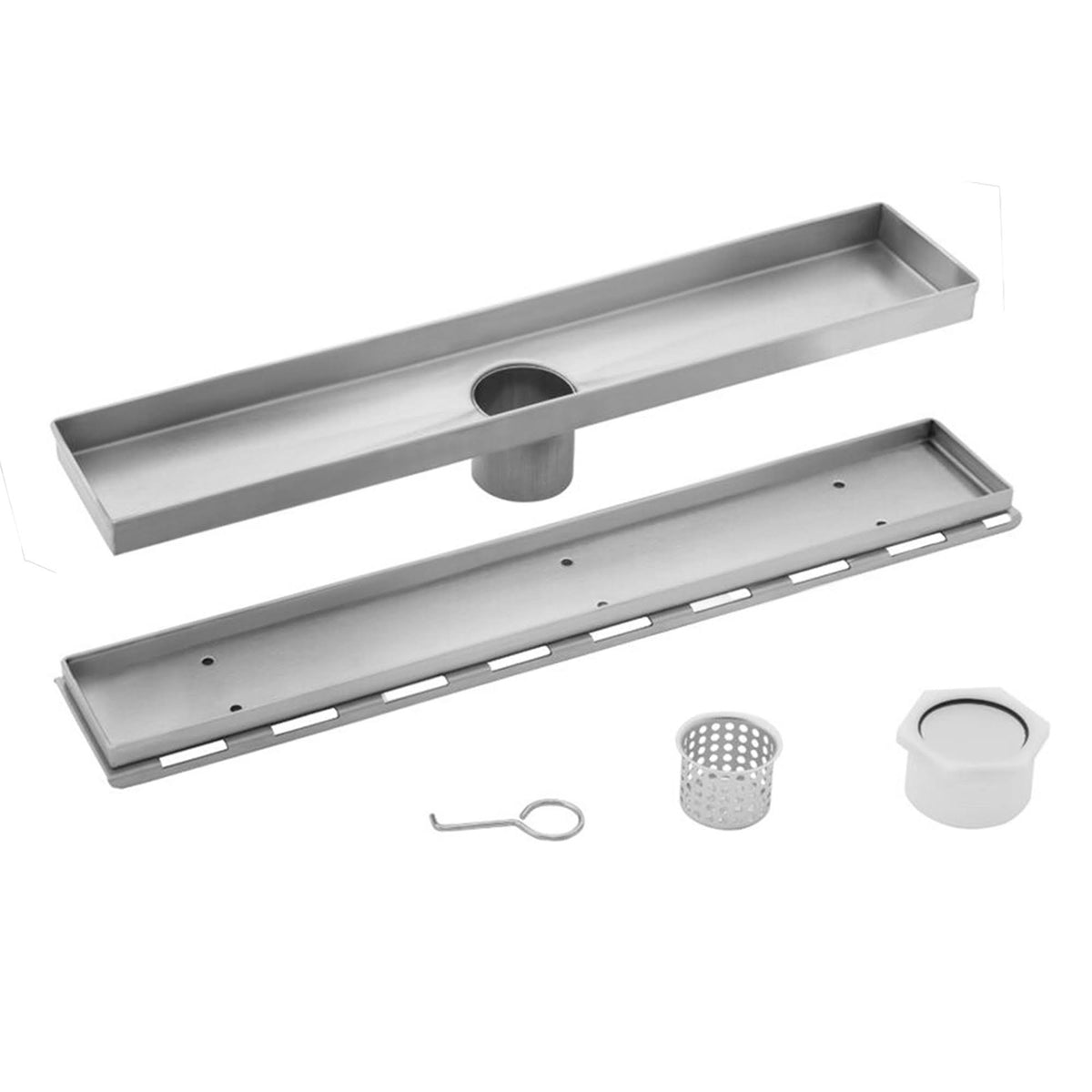 26x22 Stainless Steel Linear Shower Drain M641