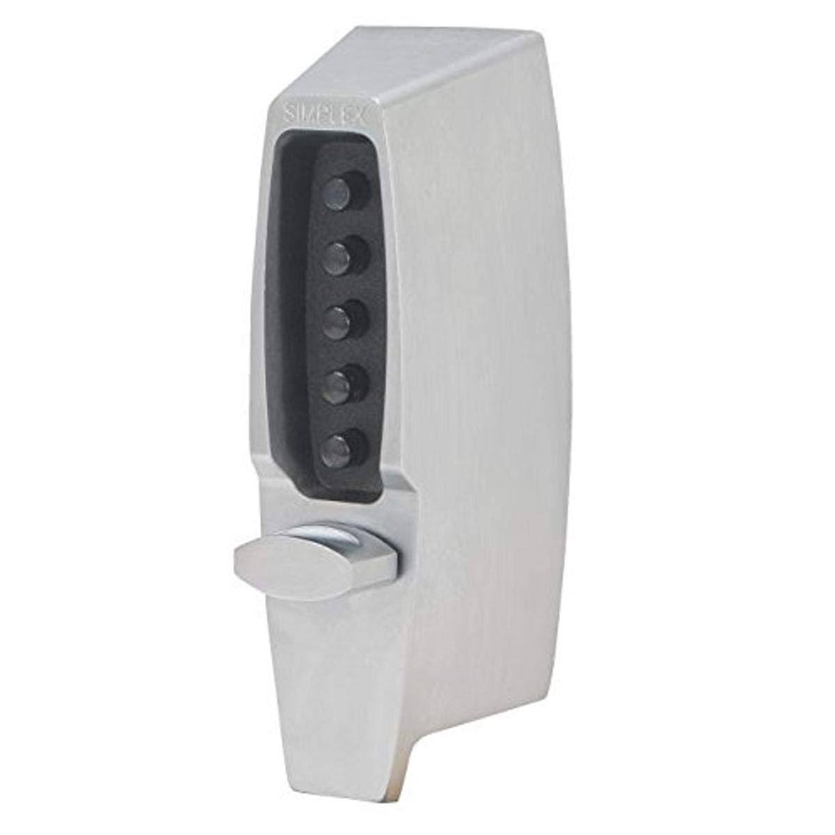Metal Mechanical Pushbutton Auxiliary Lock with Thumbturn, 25mm Tubular Deadbolt Y182