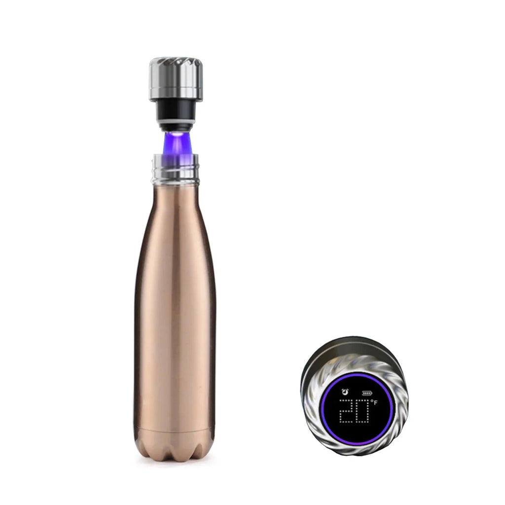 UV Water Bottle With Temp Cap B819685