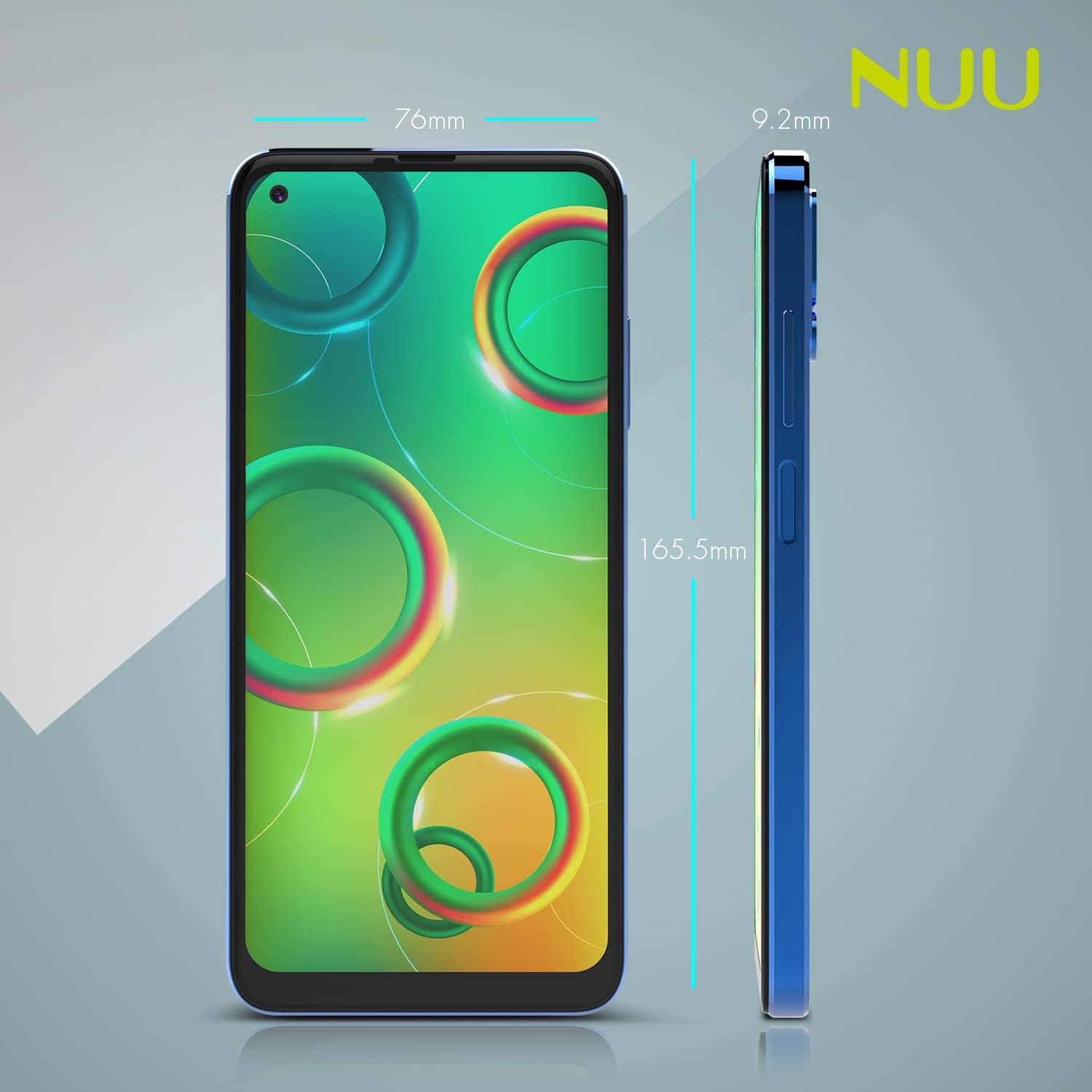 64GB 4GB RAM 6.55" HD+ Display 48MP Triple-Camera 4000mAh Battery Android 11 Unlocked Smartphone X9925