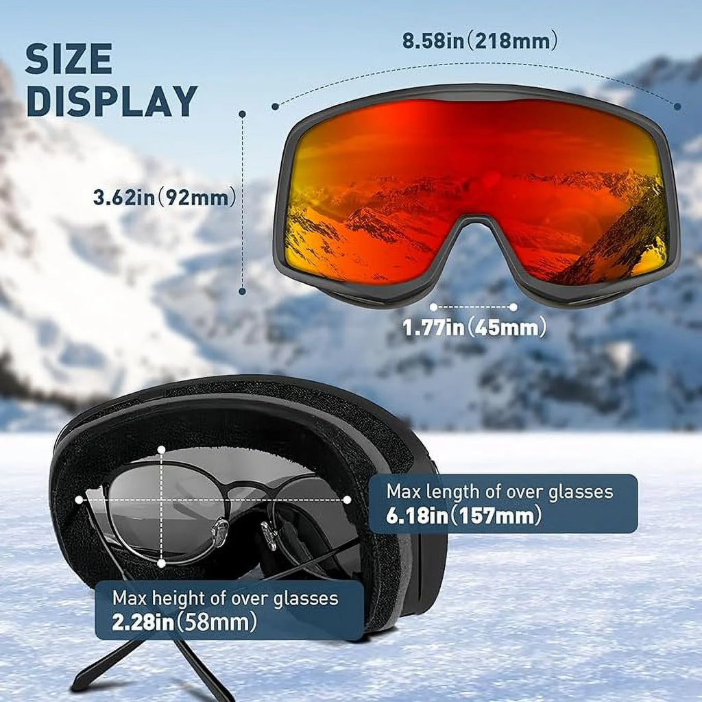 Ski Goggles OTG for Men, Women & Youth T47593