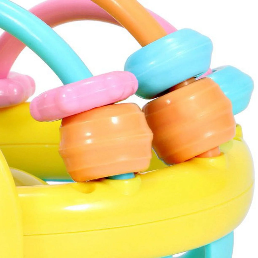 Sensory Teether Toy, Stretchy Silicone Rattle Ball V863972