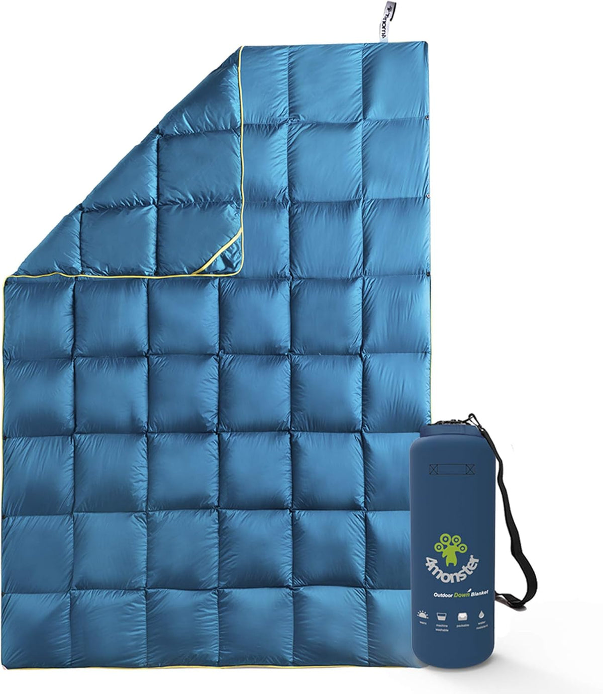650 Fill Compact Waterproof Down Camping Blanket H7413