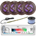 Single DIN Marine Stereo Receiver with Bluetooth X684