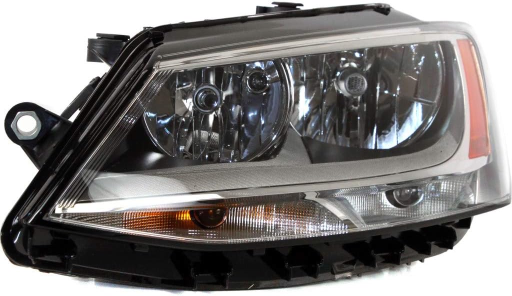 Passenger Side Headlight Assembly for Volkswagen Jetta 2011-2014 J795