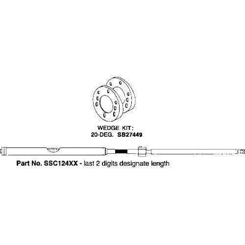 Rack Steering Cable 13 G73874