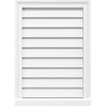PVC Gable Vent with Brickmould H857