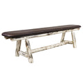 Solid Wood Plank Style Bench C98677