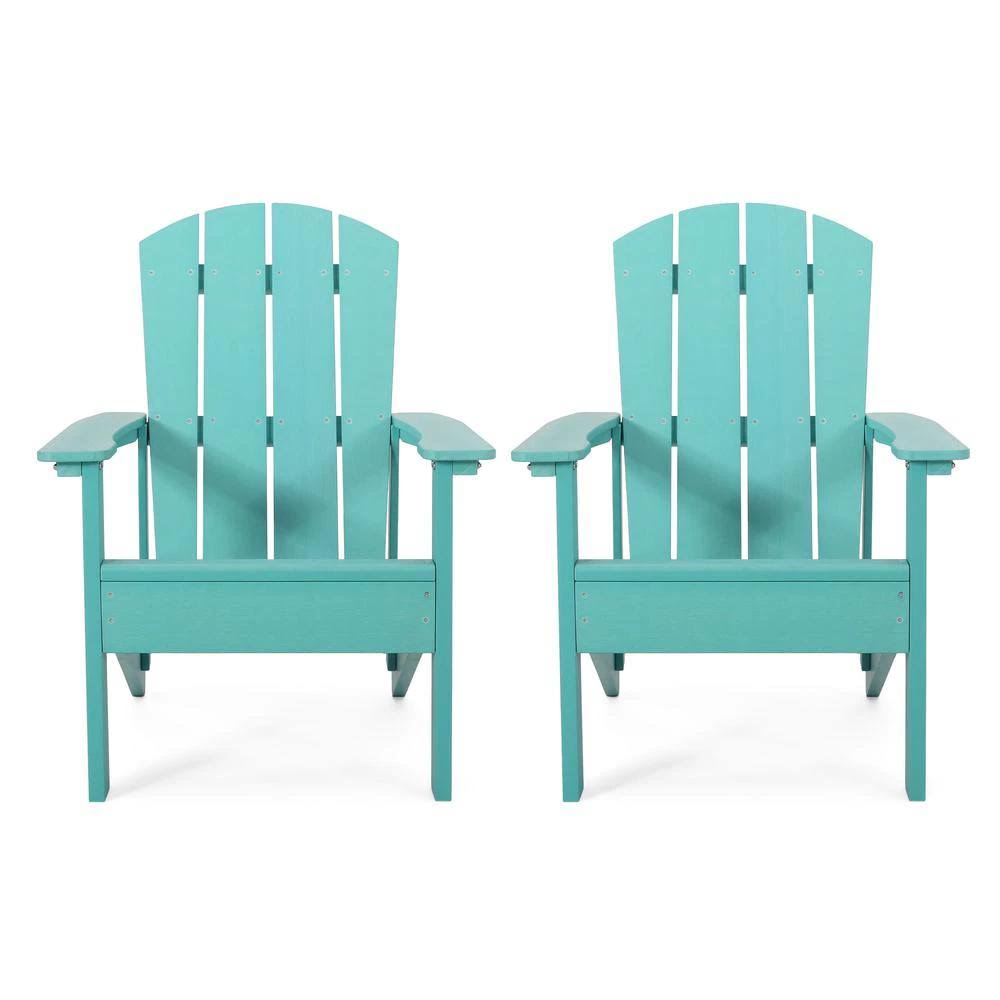 Teal Wood Adirondack Chair (2-Pack) Z13136