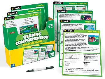 Reading Comprehension Practice Cards - Gr. 1-2 Q59400