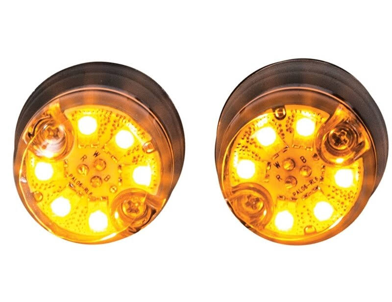 Amber Push-On Hidden Strobe Kit D382