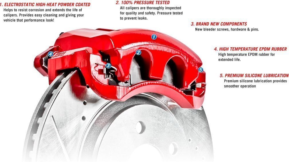 Front & Rear Z36 Truck and Tow Brake Kit with Calipers J51853