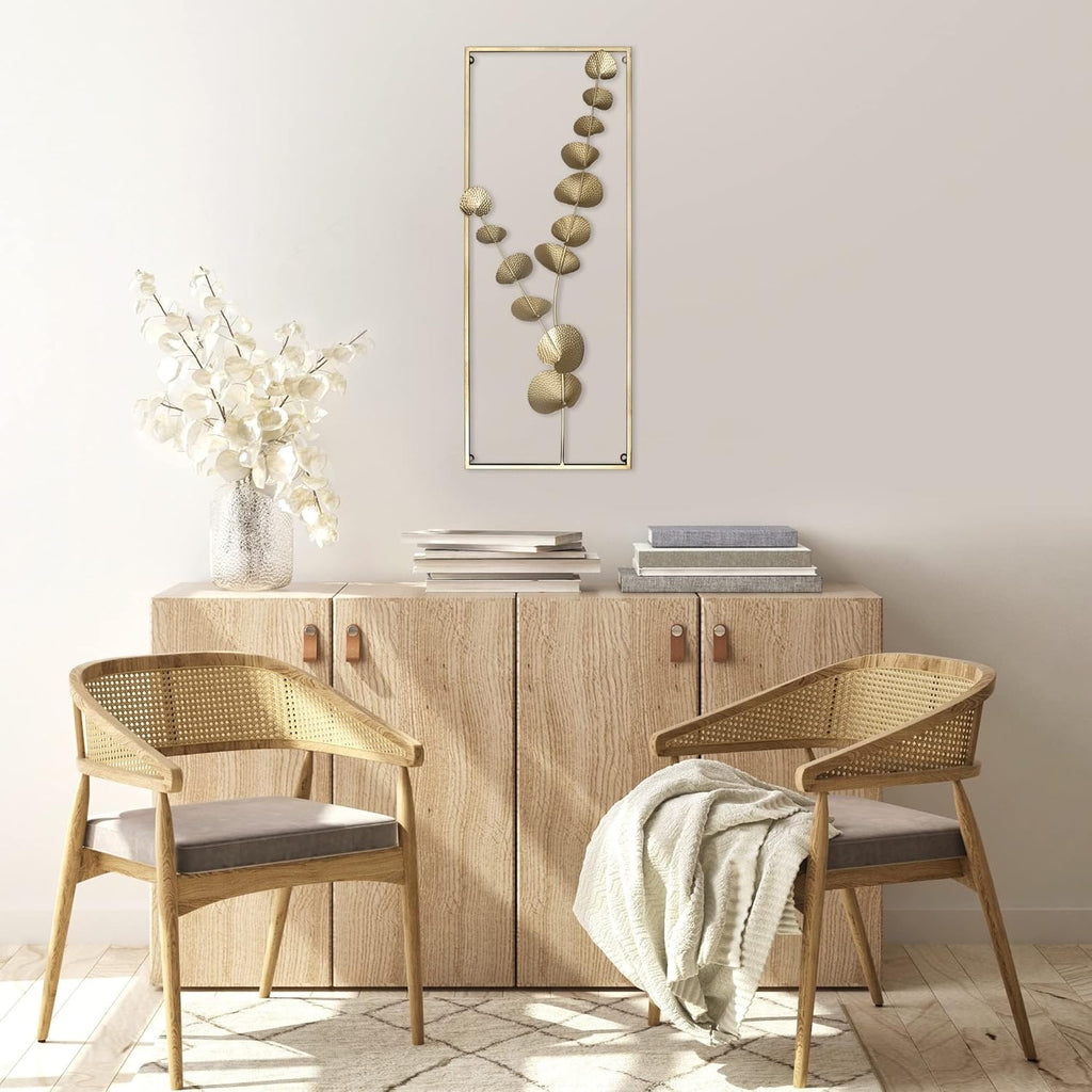 Modern Gold Metal Wall Panel X842