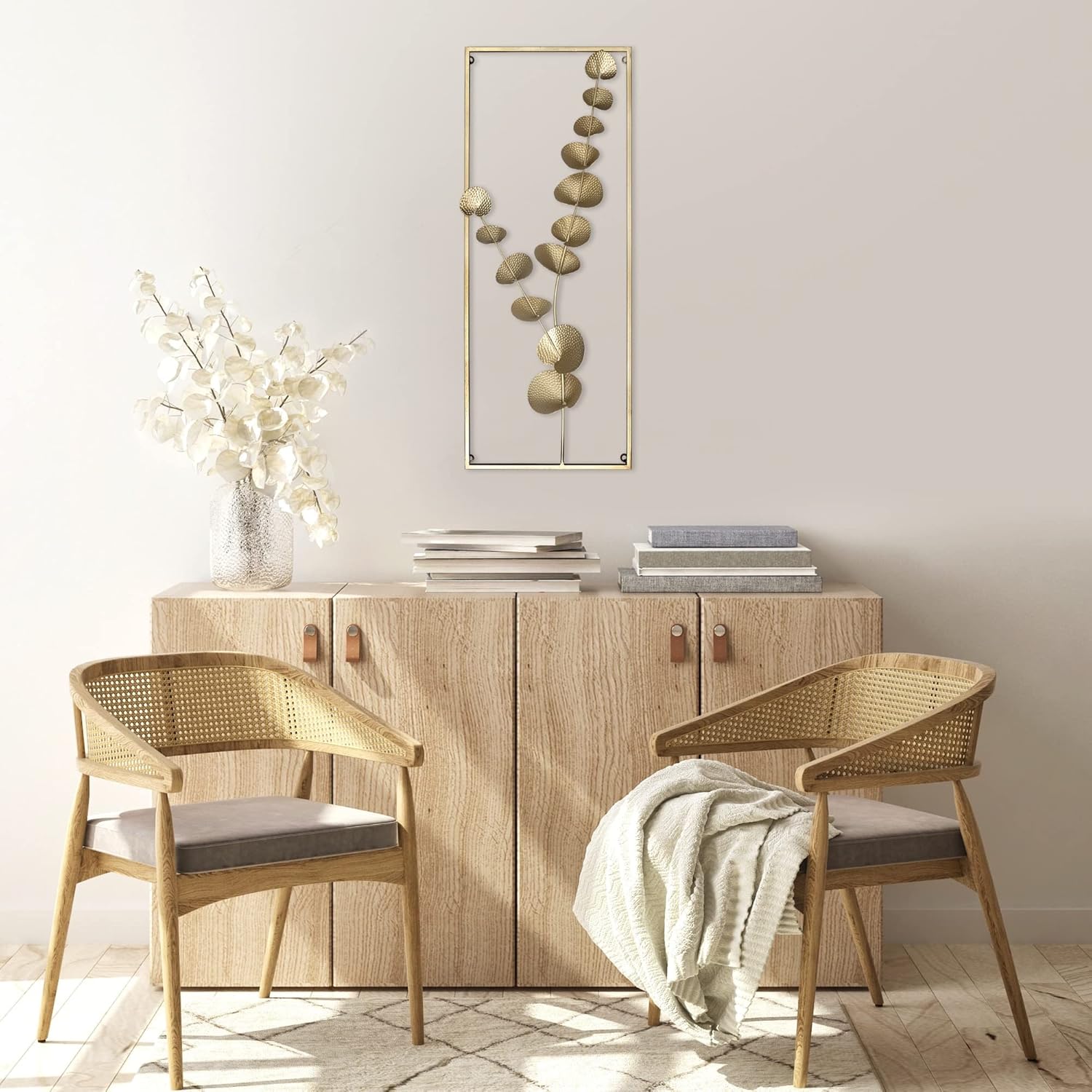 Modern Gold Metal Wall Panel X842