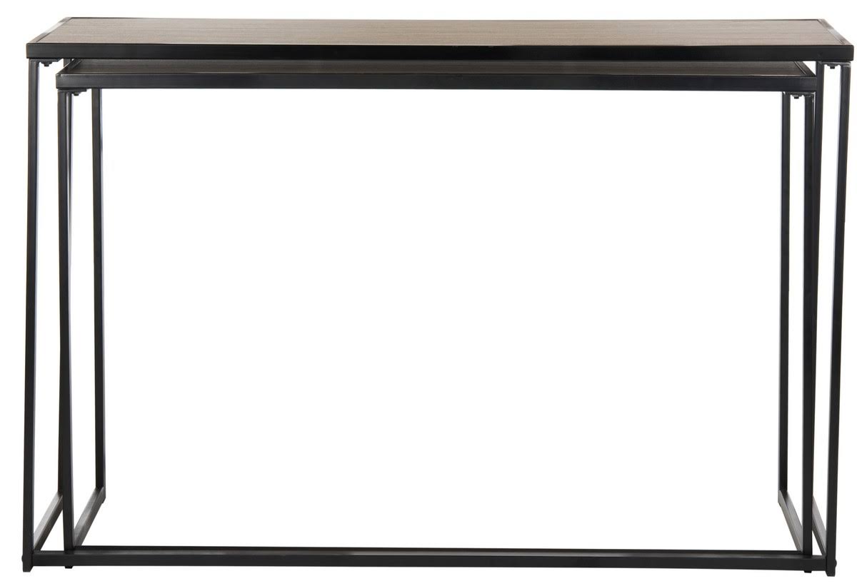 Light Brown Wood Stacking Console J861716