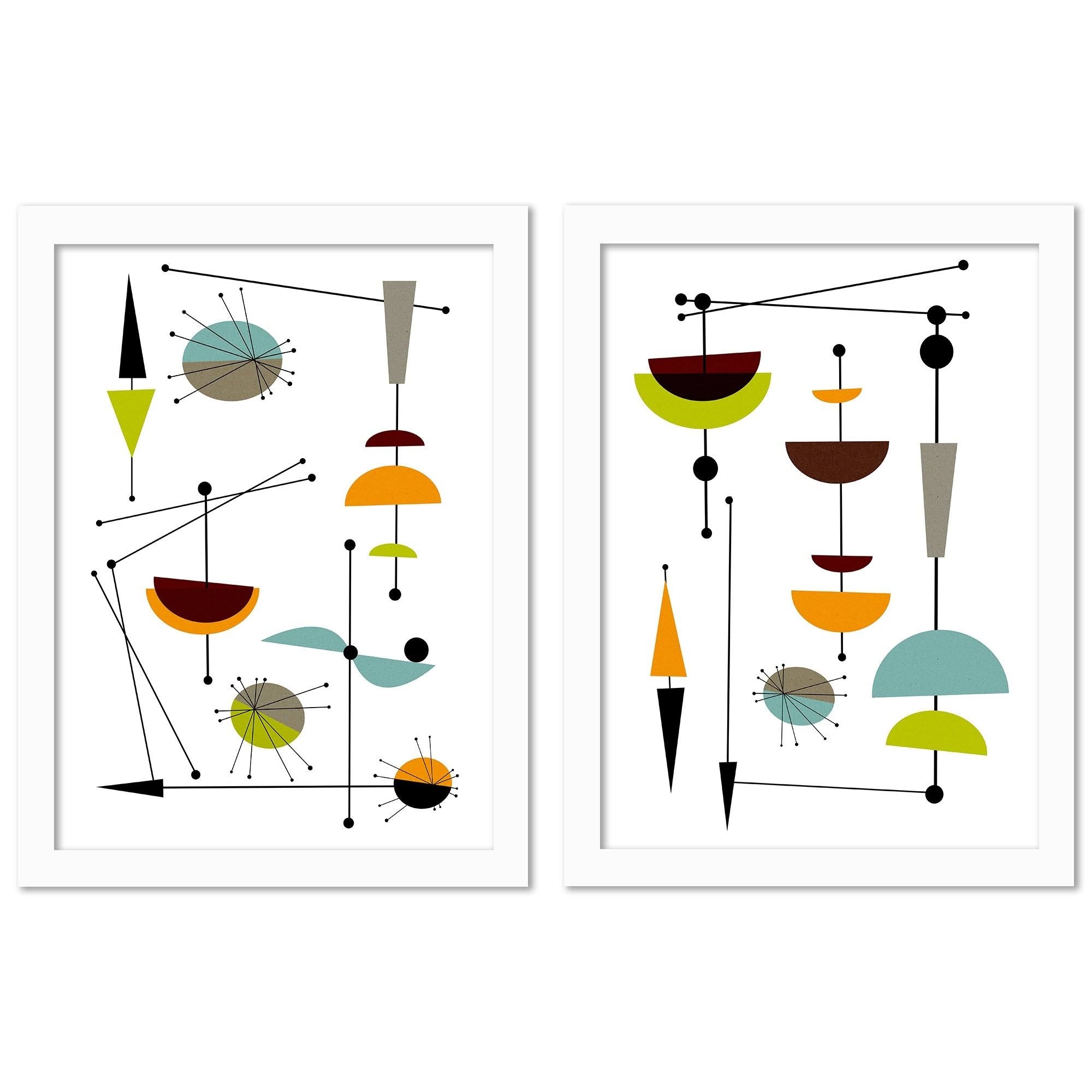 White Framed Print Set C221