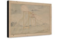 Canvas Print: Man Standing On A Platform Manipulating A Set Of Paddle-Like Wings M850827