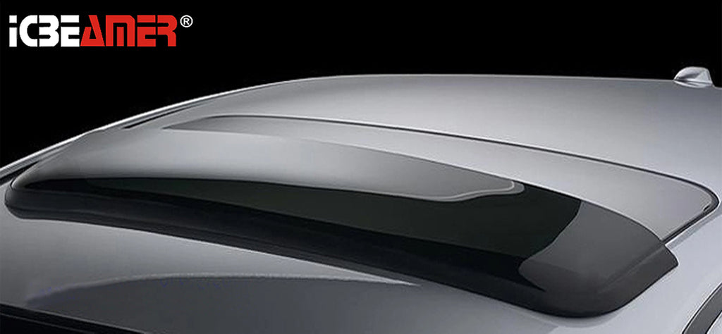 37.8" 980mm Tinted Sunroof Wind Deflector Visor with Double Side Tape D21225