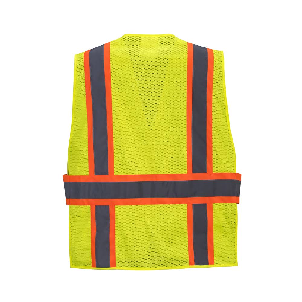 Hi Vis Yellow XL Mesh Breakaway Vest O2781
