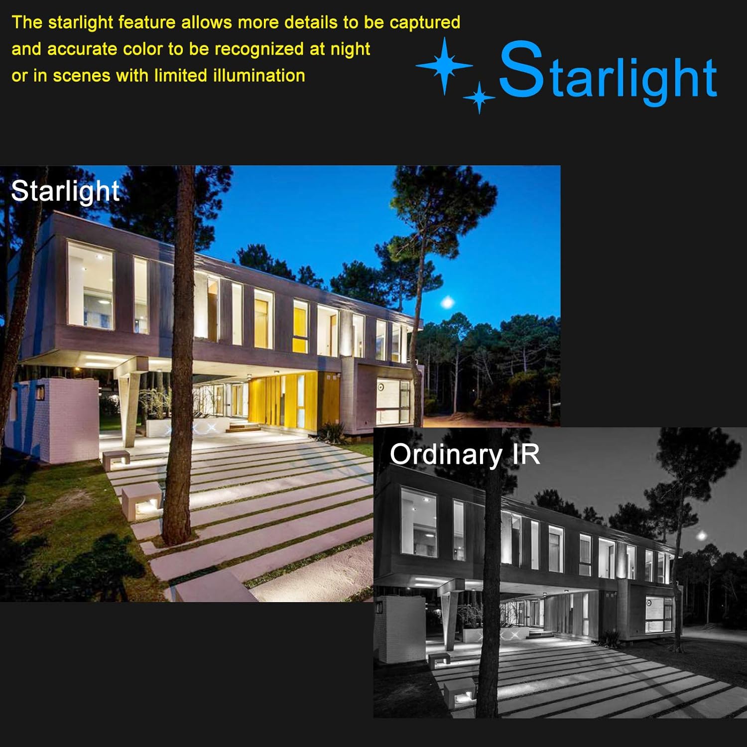 8MP Starlight POE IP Outdoor Dome Camera with 2.8mm Fixed Lens M81288