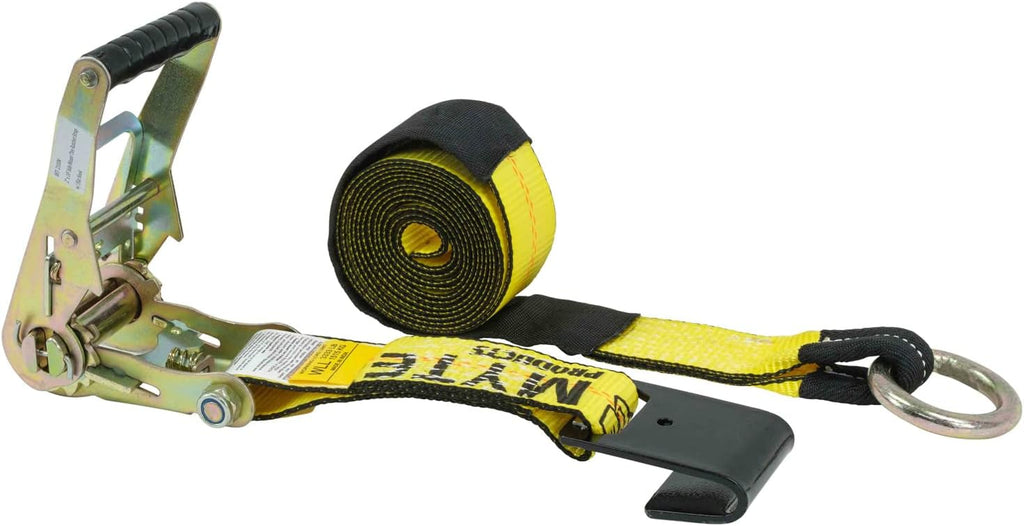 4 Pack 2 x 10' Car Tie Down Ratchet Strap with Flat Hook C2936