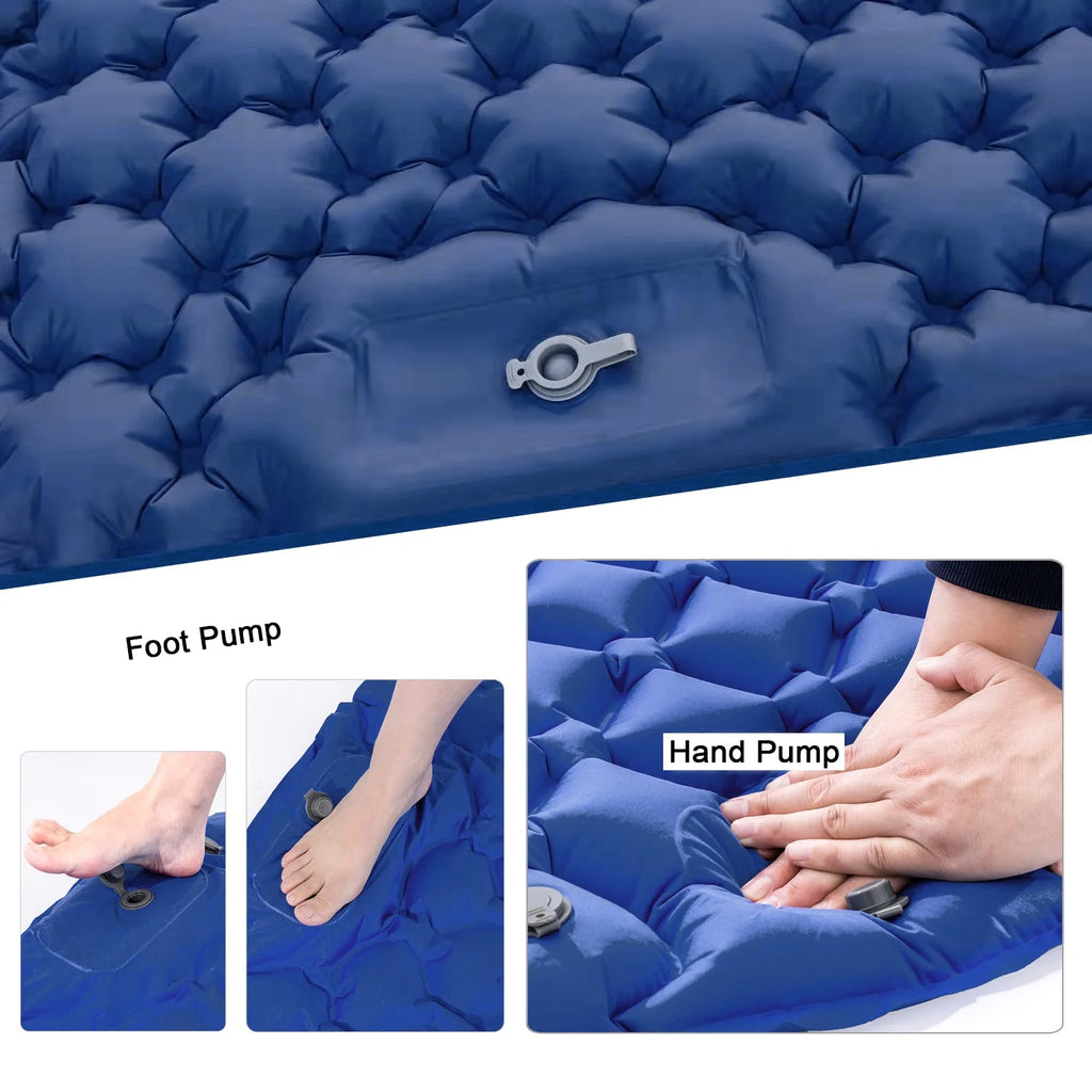 2 Person Waterproof Camping Mat with Air Pillow I782