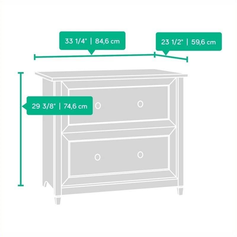 2 Drawer Black File Cabinet K7679