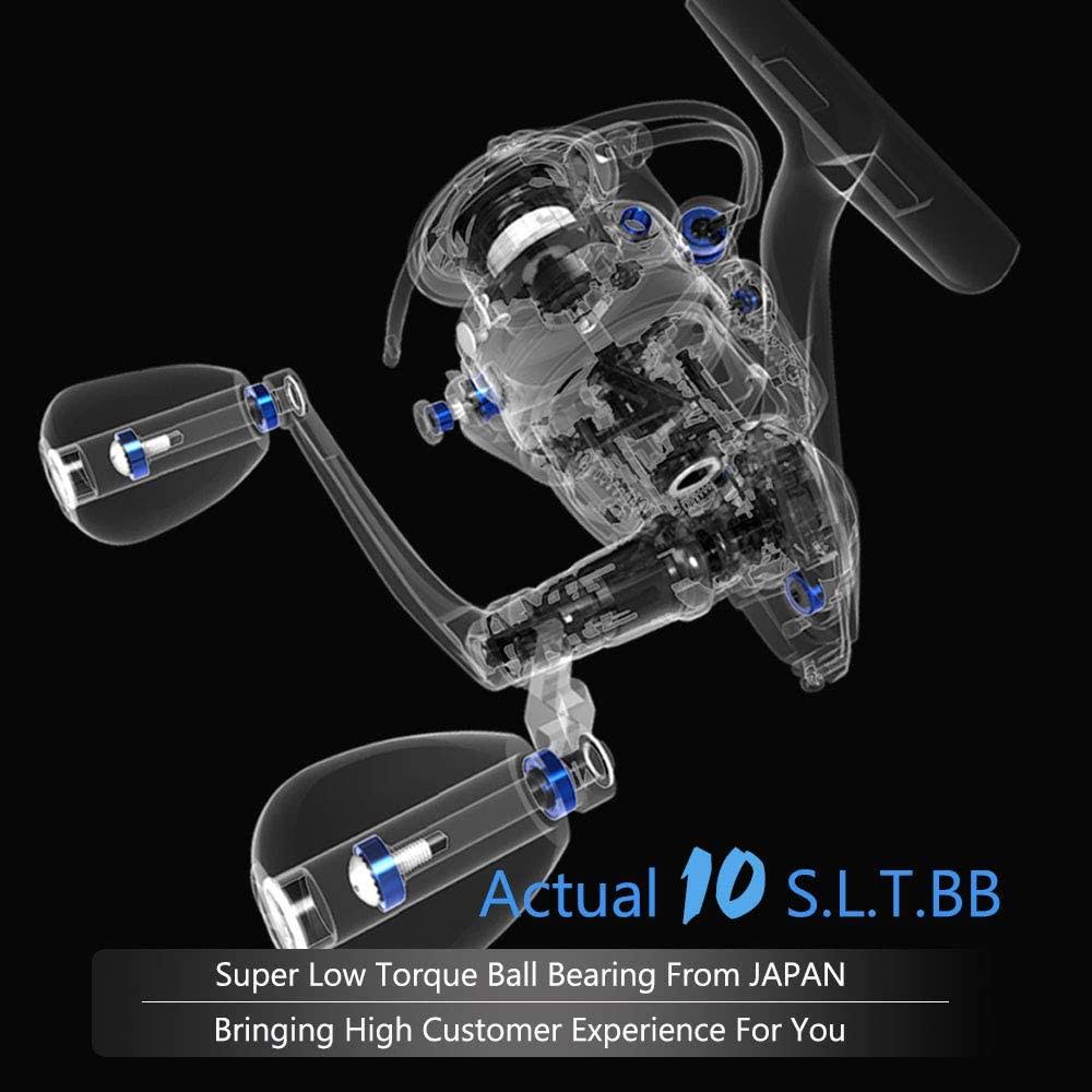 Cadence CS8 Spinning Reel Ultralight Fast Speed Premium Magnesium Frame Fishing Reel with 10 Low Torque Bearings Super Smooth Po K64471
