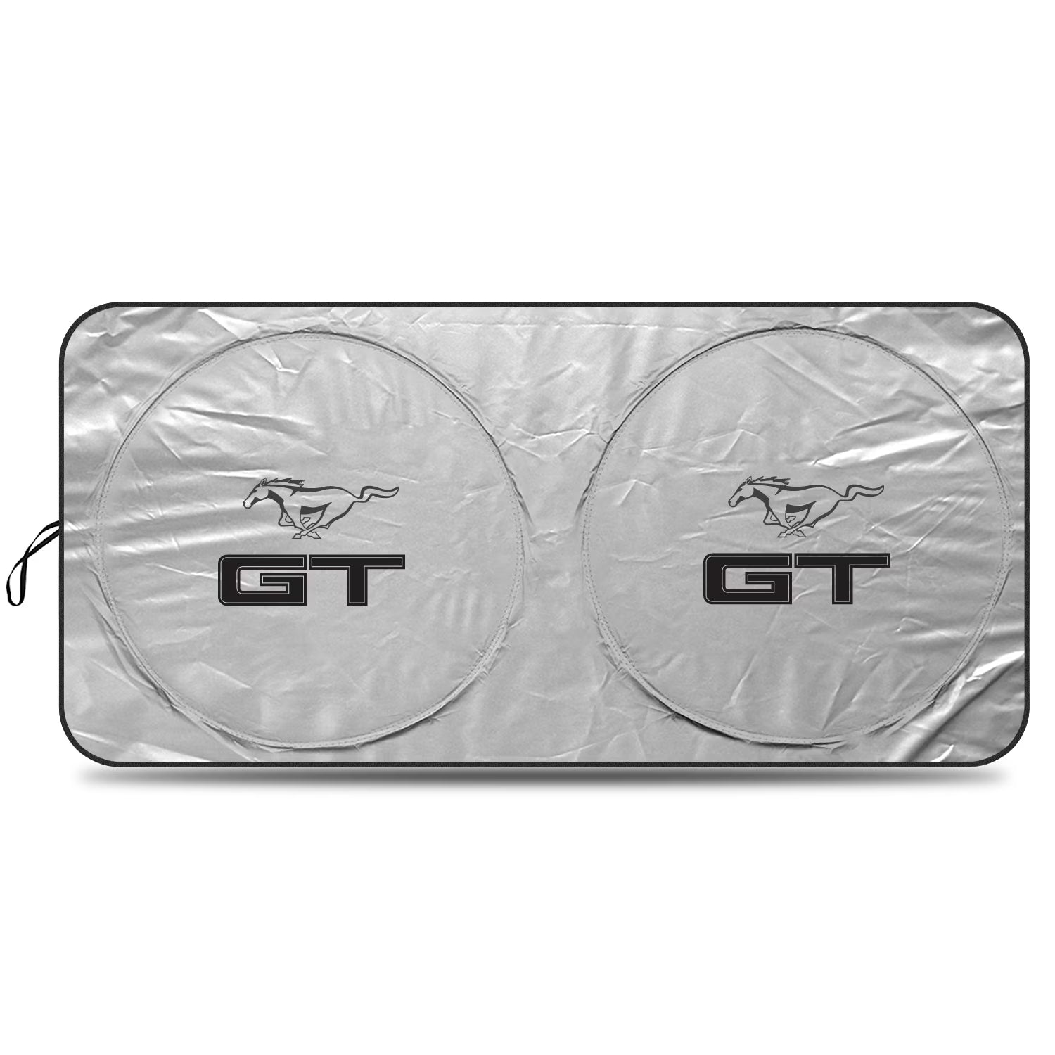 Silver Reflective Fabric Windshield Sun Shade 64"x 32" F120