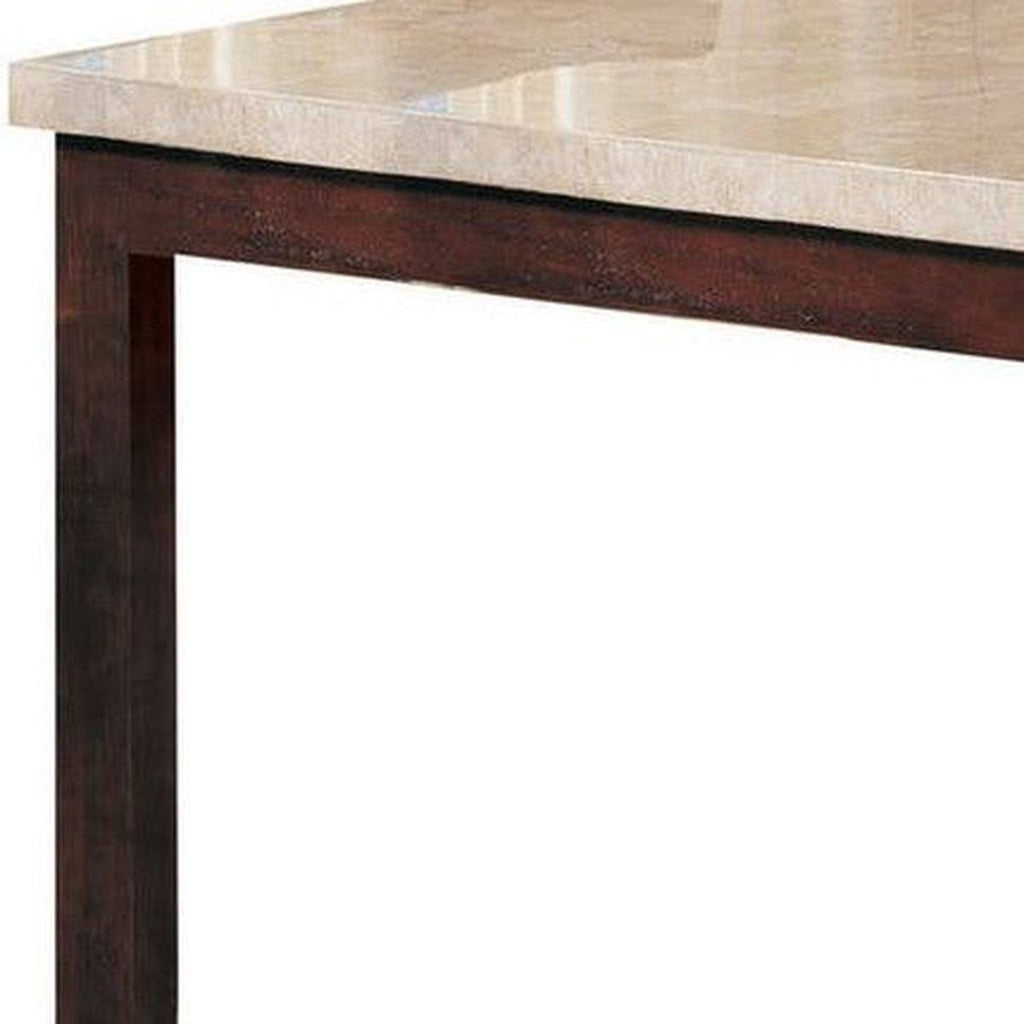 White Marble Counter Height Table H980