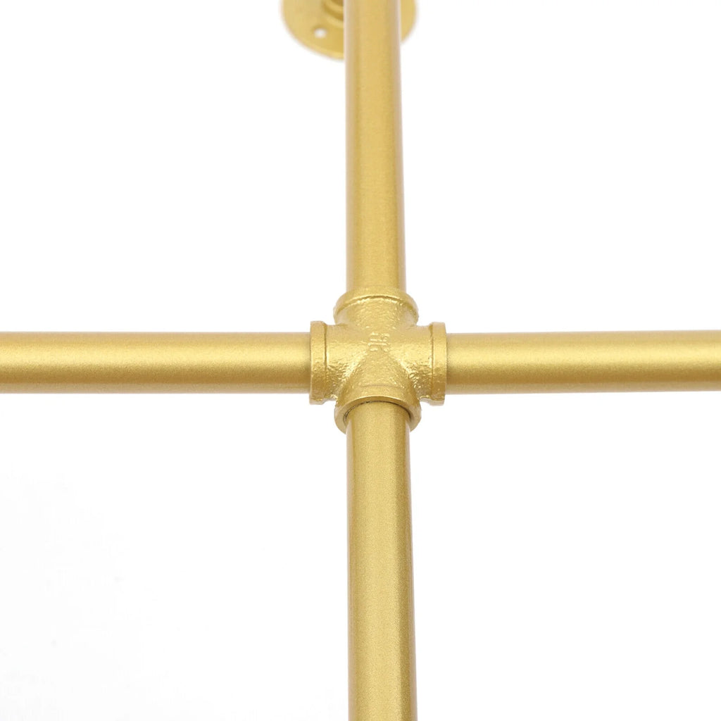 Gold Wall Mounted Detachable Clothes Rack T7647