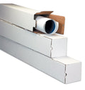 Square Mailing Tubes, 5x5x25, White, 25/BDL P4702