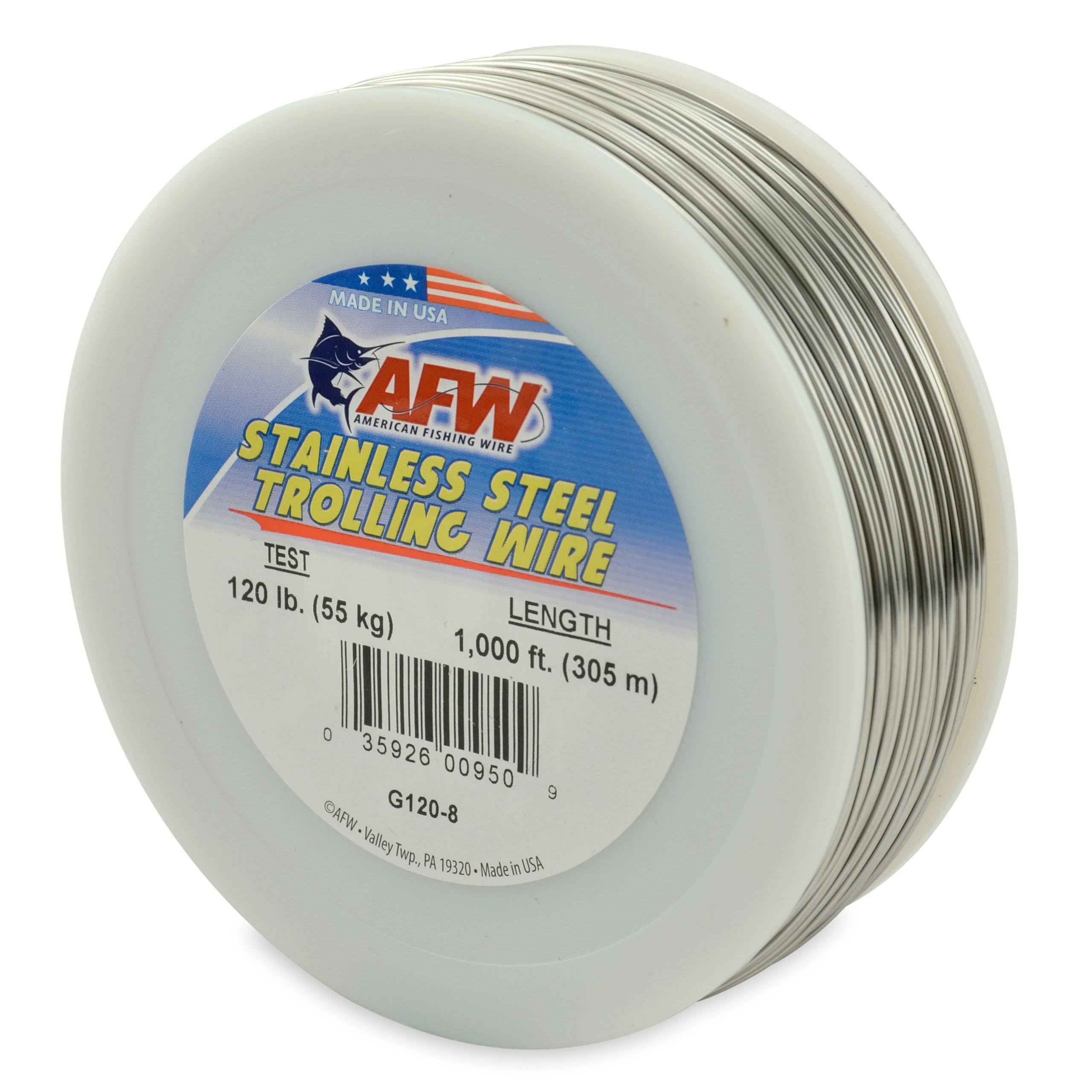 Stainless Steel Trolling Wire 1000 Feet 85 Pound Test H2329