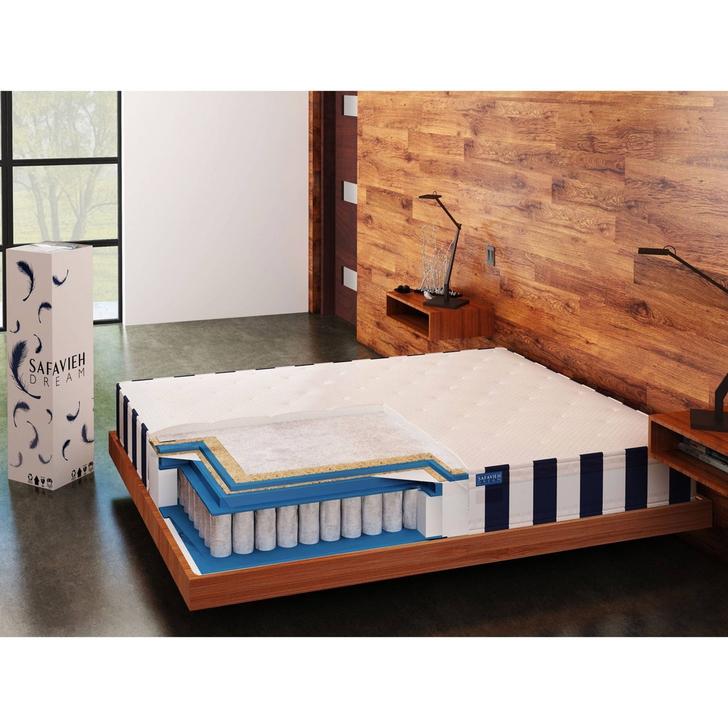 Twin Hybrid Mattress - White/Blue P712387
