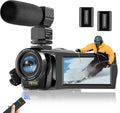 Full HD 1080P 24MP 30FPS 16X Zoom Digital Camera with 3.0 Inch 270° Rotation IPS Screen, Fill Light, Microphone, 2.4G Remote, 2 Batteries A5391